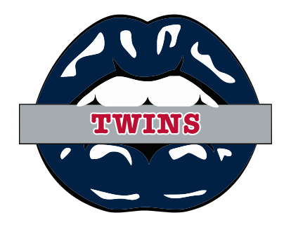 Minnesota Twins Lips Logo vinyl decal